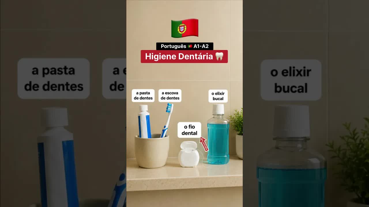 Cuidados com os dentes em português