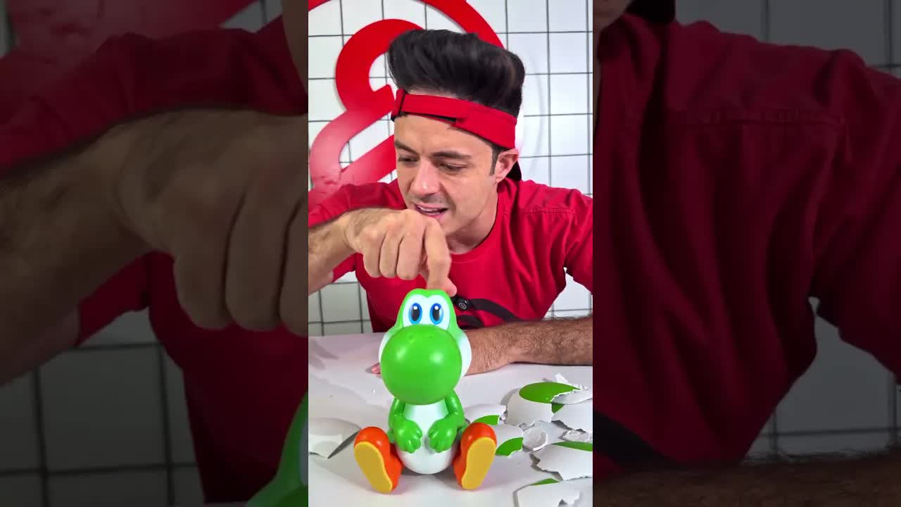 O nascimento do Yoshi saiu do ovo!