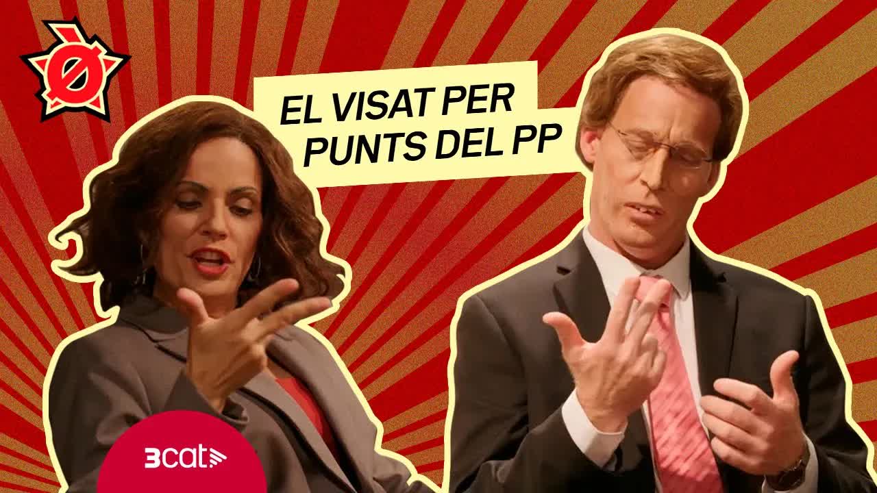 Satira política sobre visats i immigració