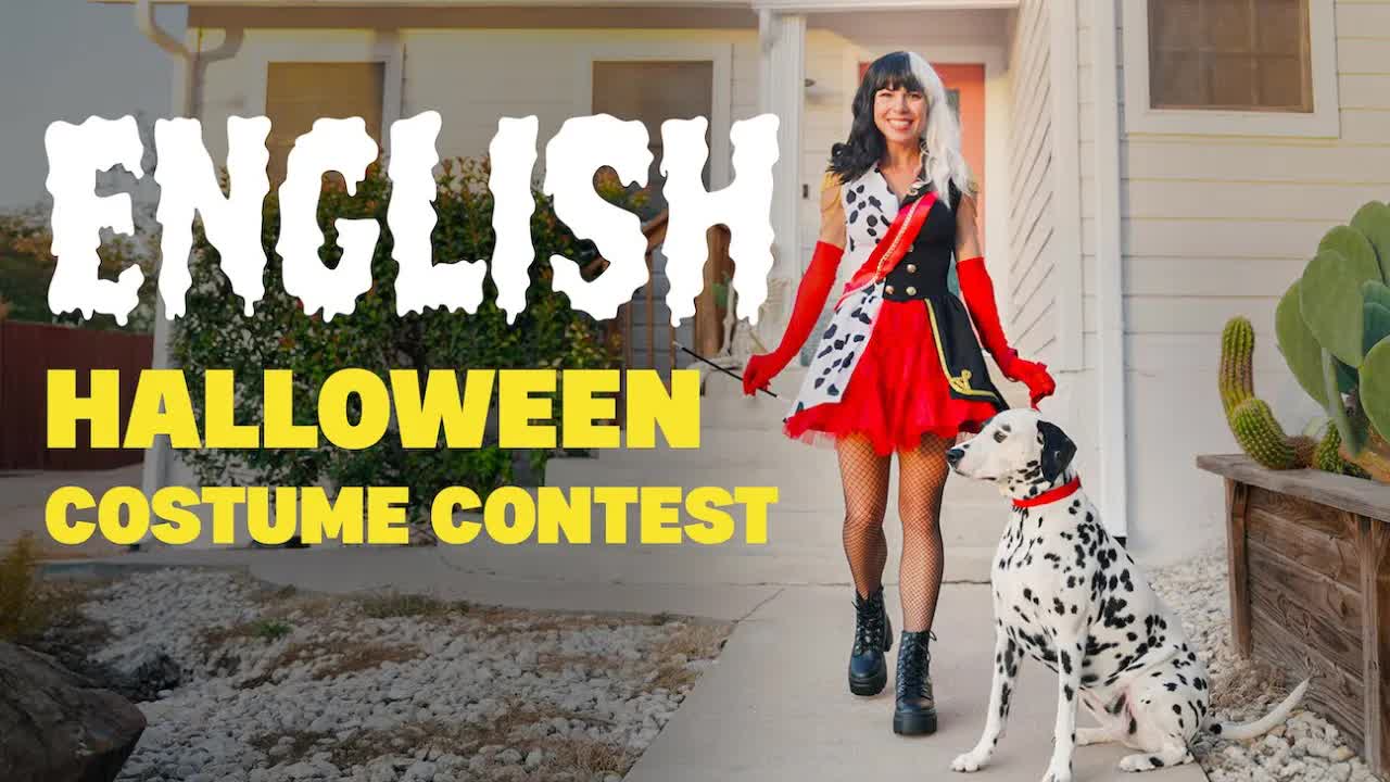 Getting Ready For Halloween In English