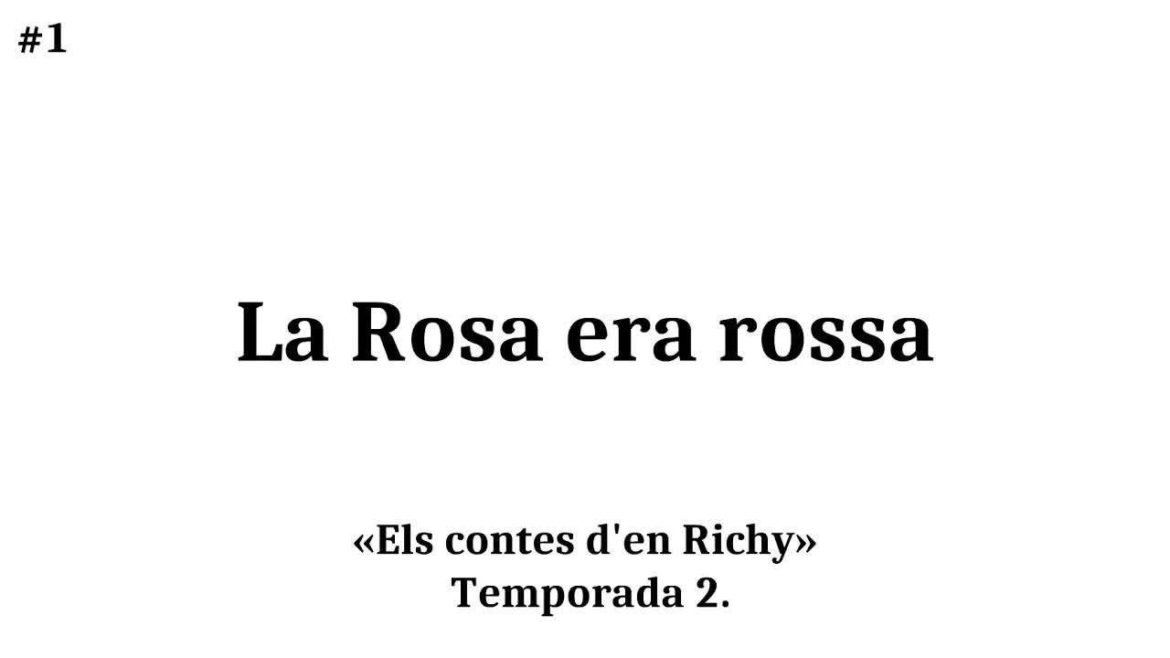 La rossa era rossa: un conte en català