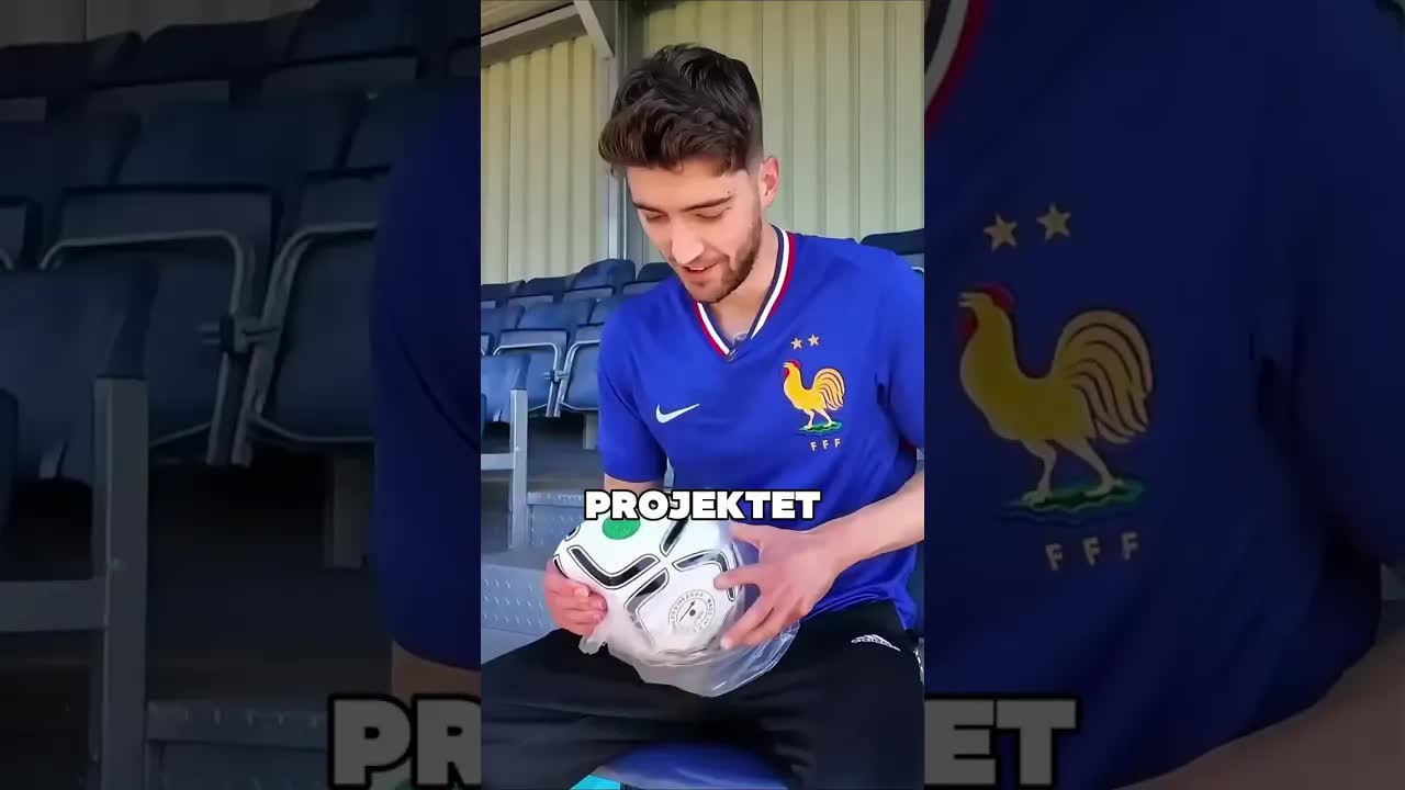 Az első láthatatlan futballlabda készítése