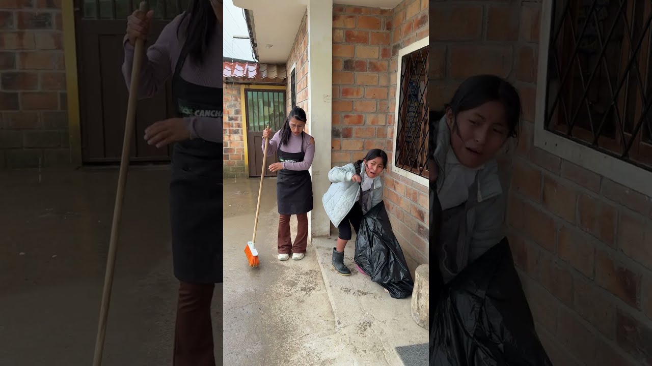 Improvise para no mojarse con la lluvia