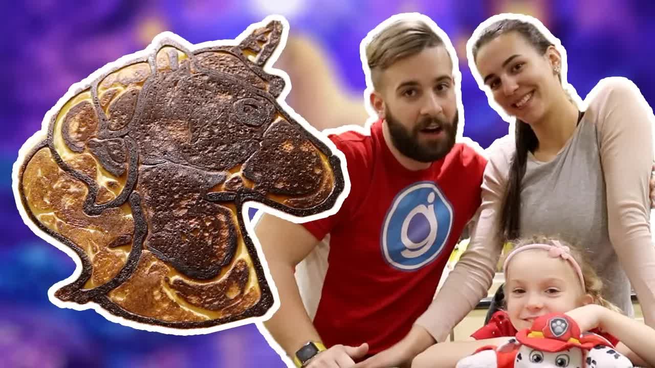 Unikornis palacsinta sütés kistesómmal