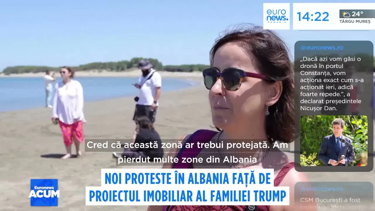 Proteste în Albania împotriva proiectului Trump