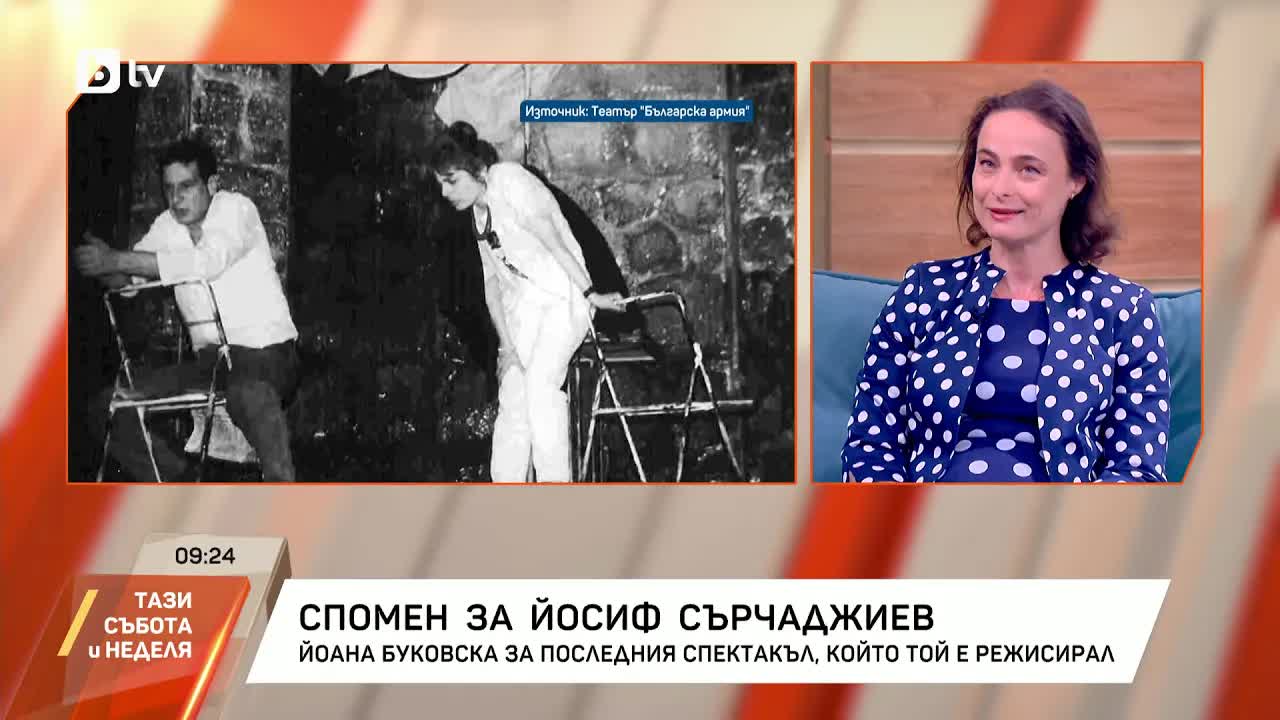 Йоана Буковска за Йосиф Сърчаджиев: Една голяма звезда отиде при звездите
