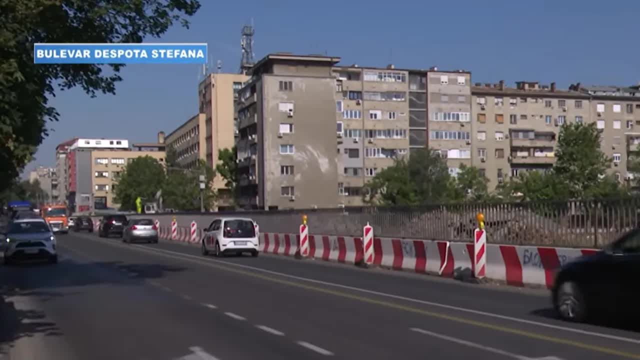 Zatvaranje Bulevara despota Stefana i gužve u saobraćaju