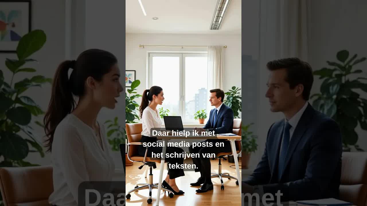 Sollicitatiegesprek in het Nederlands