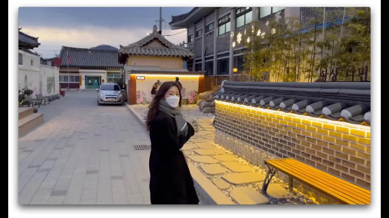경주 여행 브이로그: 절 방문과 우동 식사