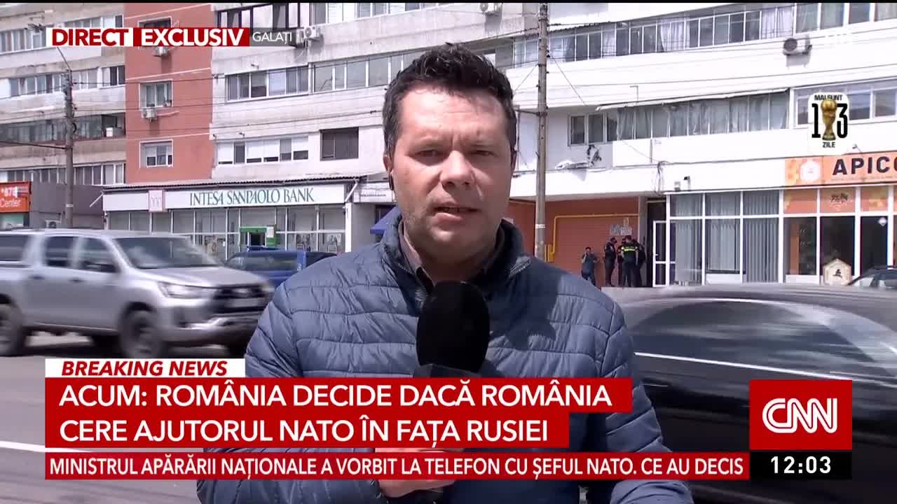Dronă rusă lovește bloc în Galați