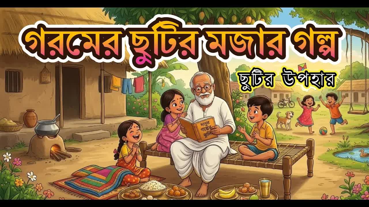 গরমের ছুটিতে দাদুর বাড়িতে মজা