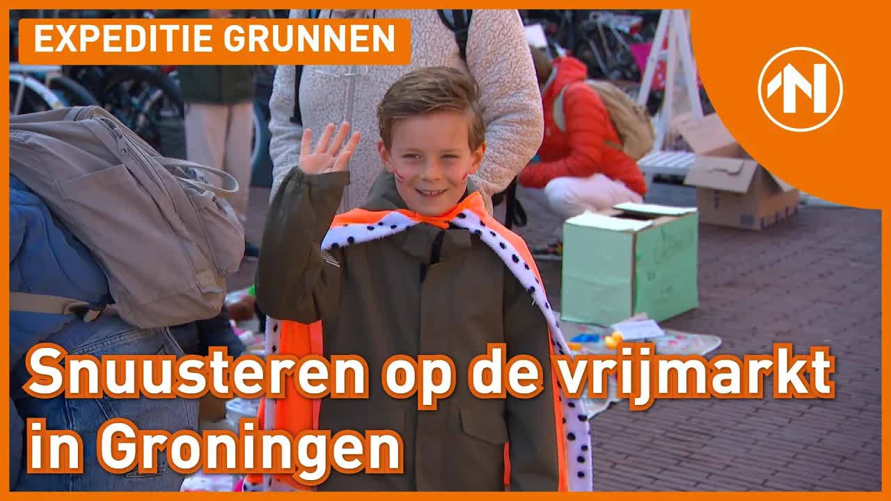 Koningsdag Vrijmarkt in Groningen: Kinderhandelaars en Kapper