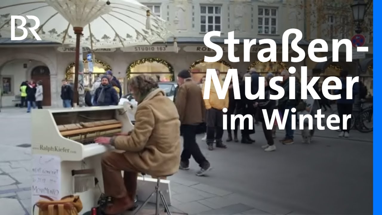 Straßenmusik mit Klavier in München