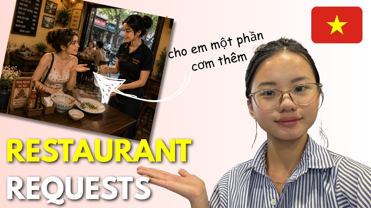 Câu tiếng Việt khi đi ăn nhà hàng