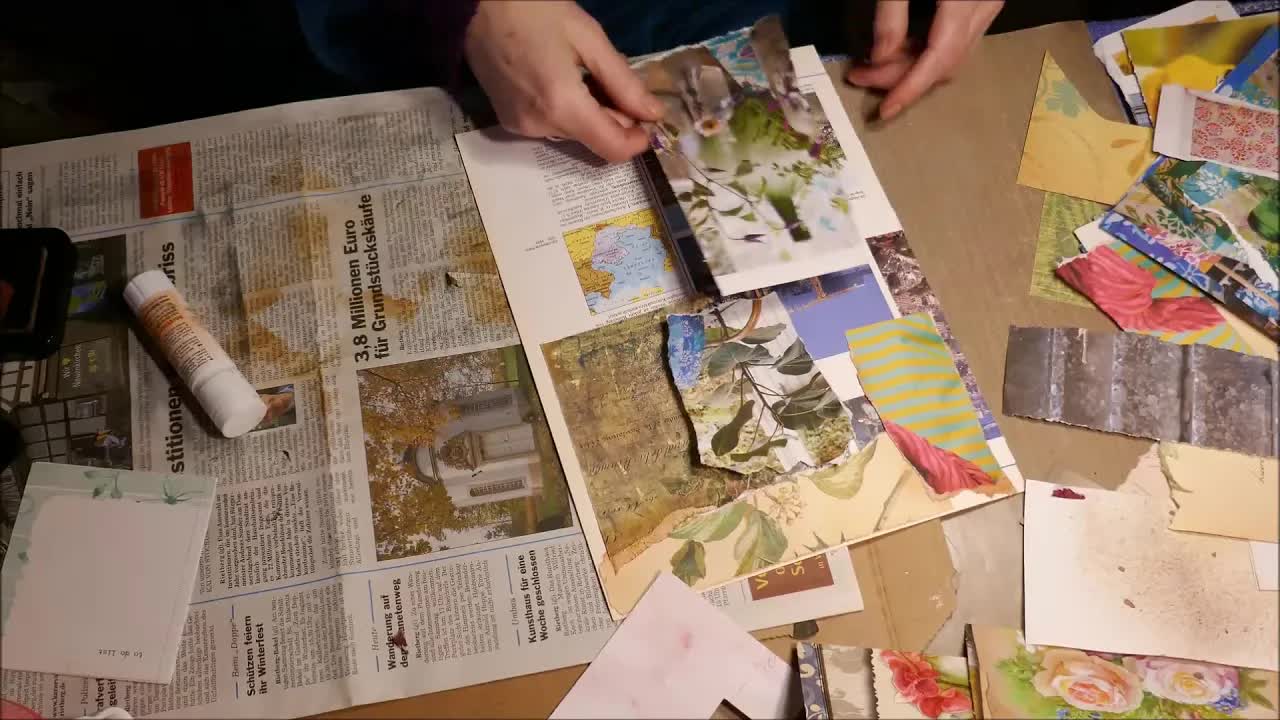Basteln für die Seele: Scrapbooking mit Vintage-Papier