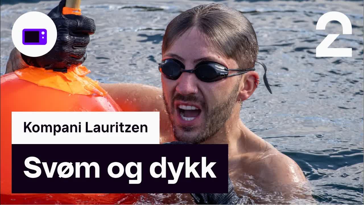 Kjendiser tester ut kaldtvannsdykking
