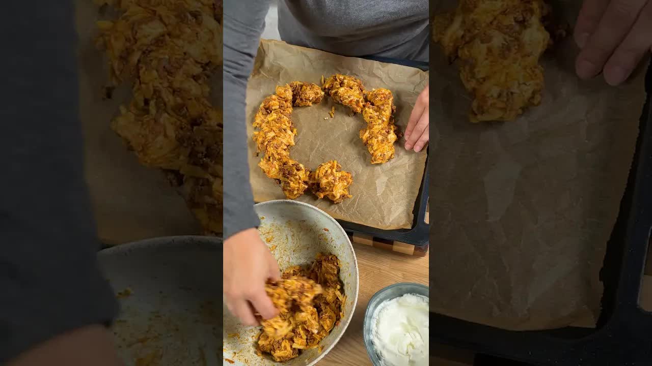 Bolognese Brotkranz mit Kräuter-Dip