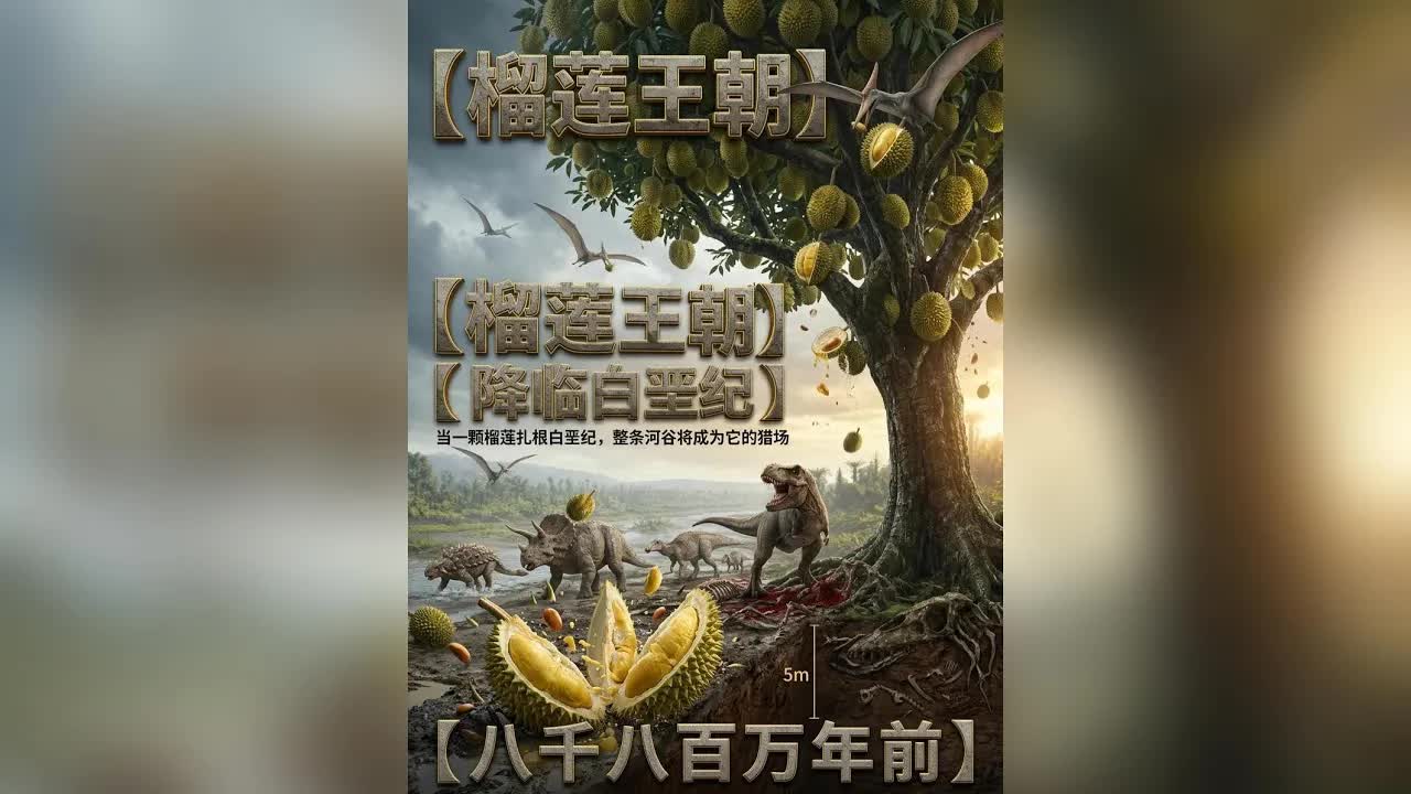 假如榴槤出現在白堊紀會怎樣？