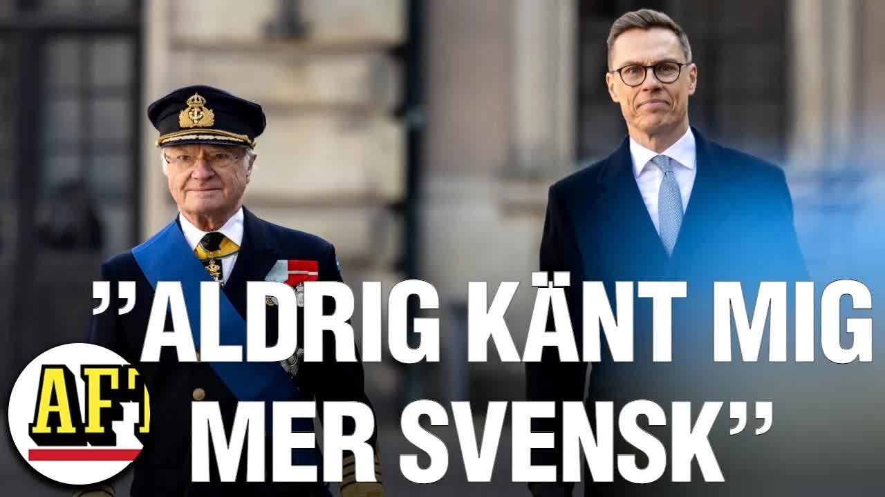Finlands President Stubb besöker Sverige och Kungen