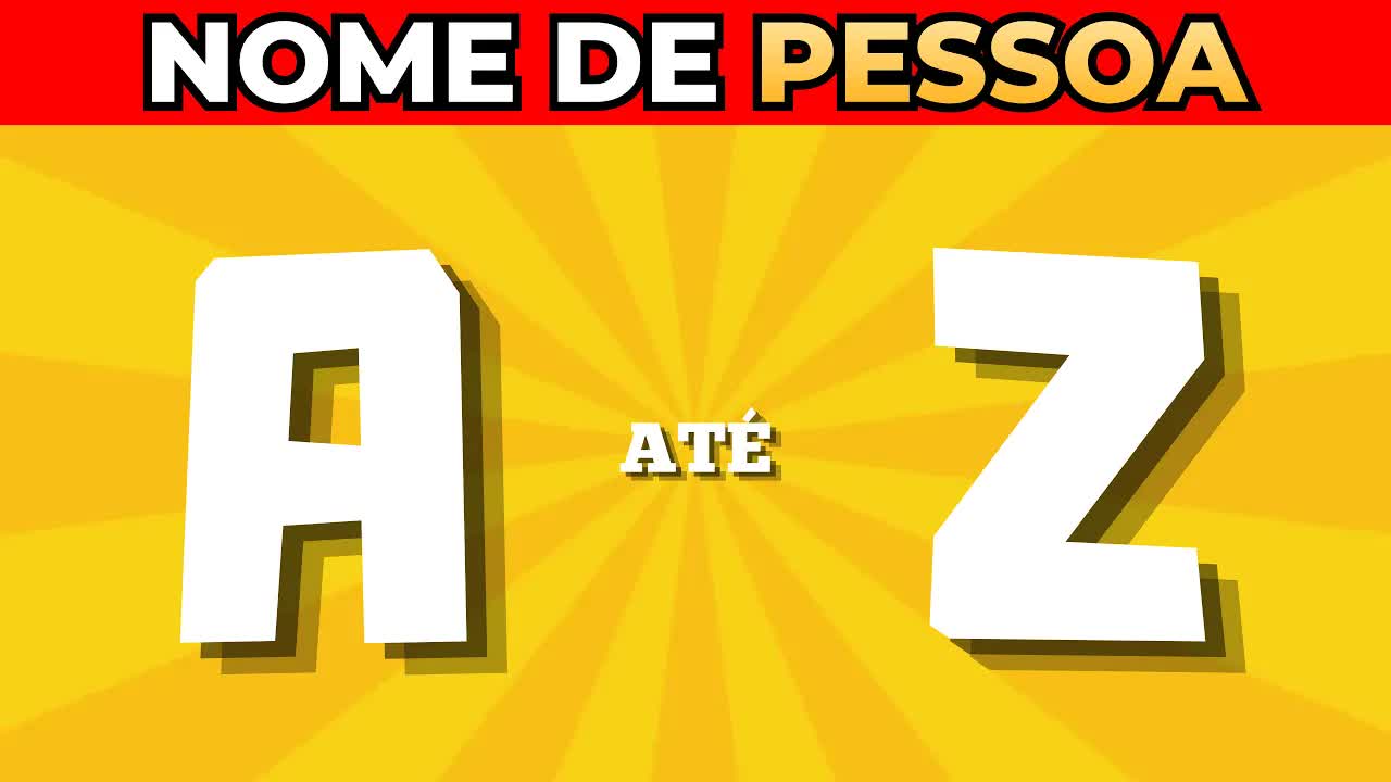 Nomes de pessoas de A a Z