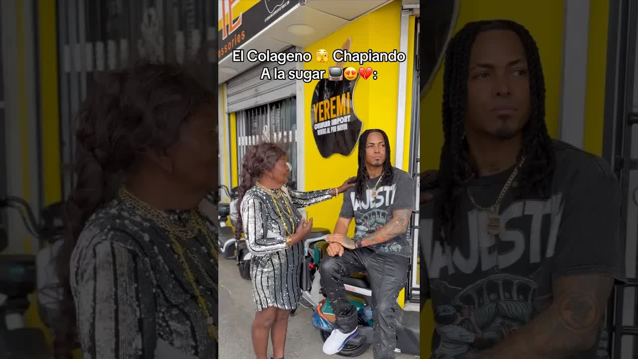 humor caribeño en la tienda de televisores