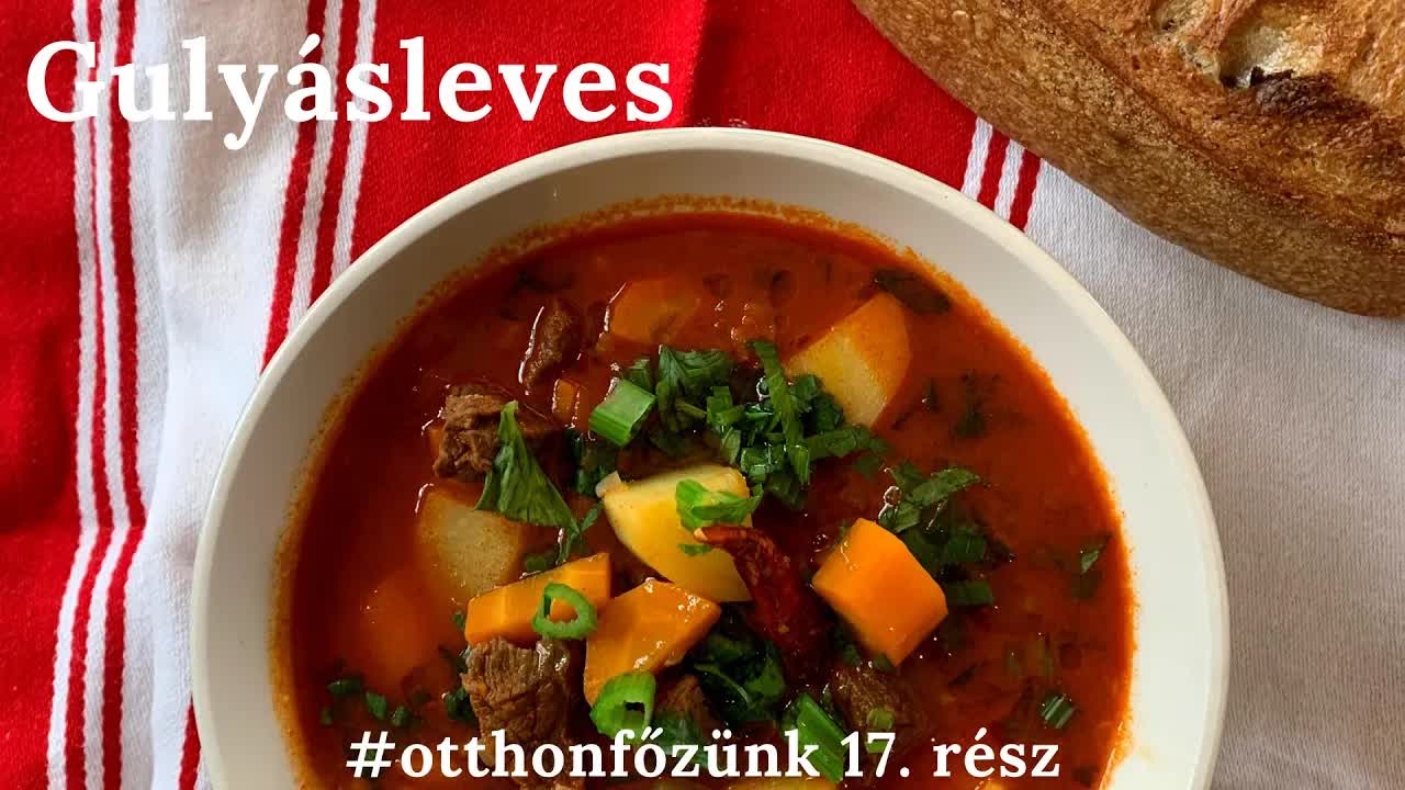 Klasszikus gulyás felfrissítve otthoni változatban