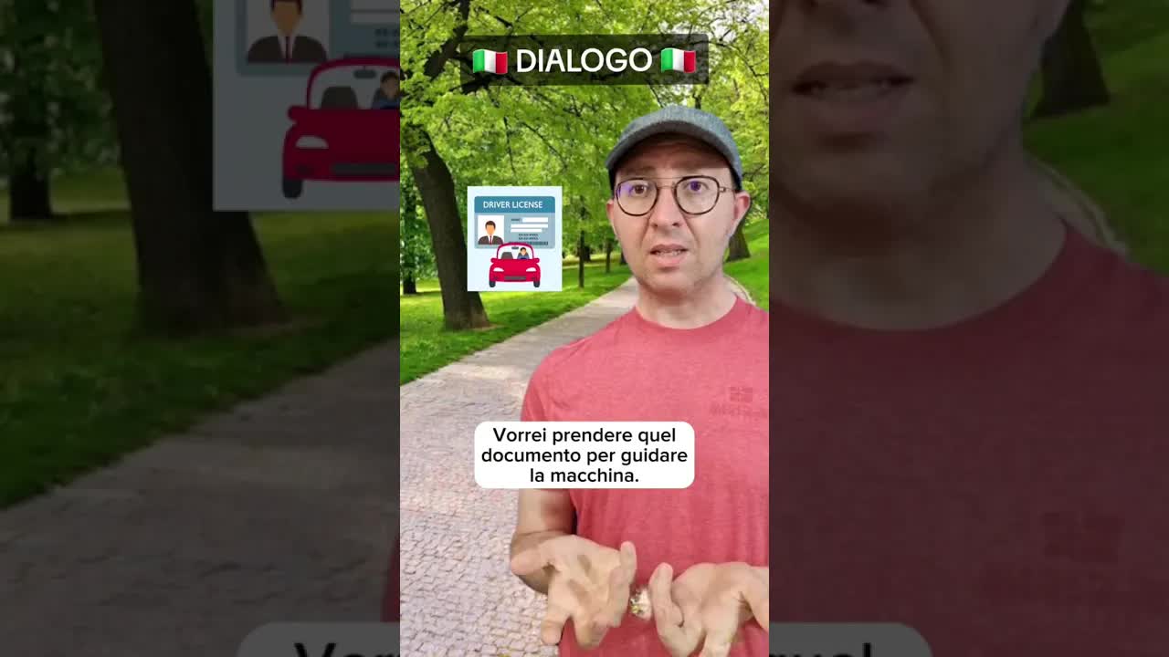 Vorrei prendere la patente di guida