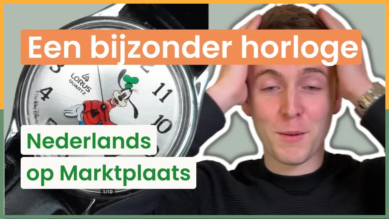 Een uniek Disney horloge op Marktplaats