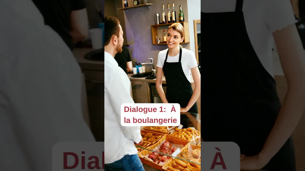 Dialogue à la boulangerie : Commandez en français