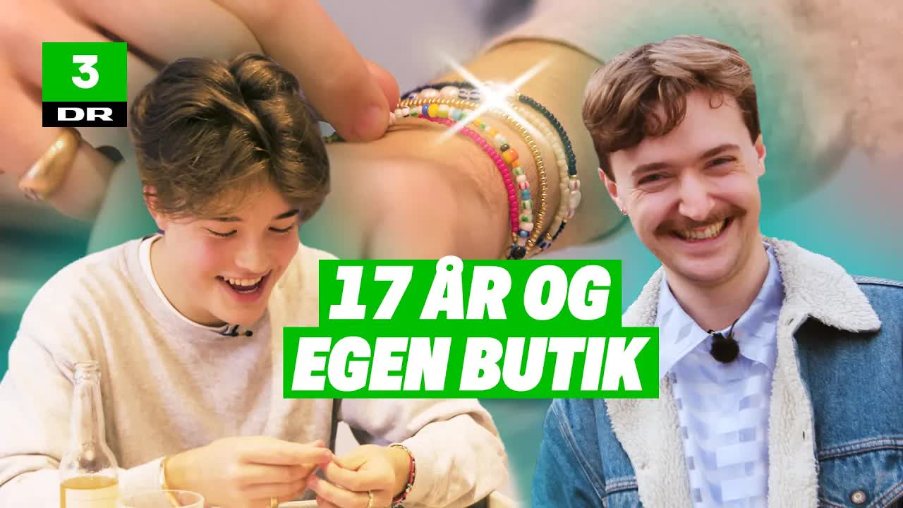 17-årig Noah driver smykkebutik sammen med mor