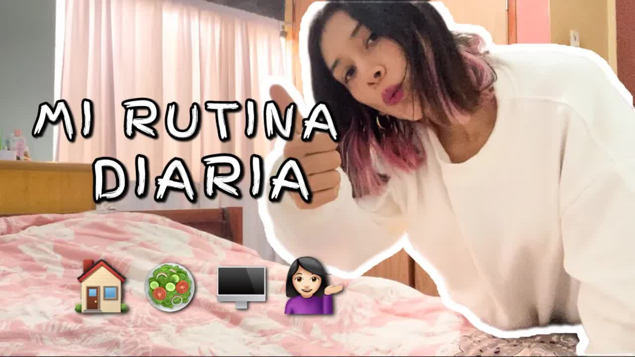 Mi rutina diaria: actividades y comida