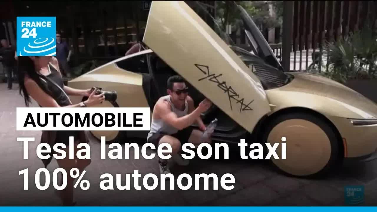 Tesla lance le Cybercab sans volant ni pédale