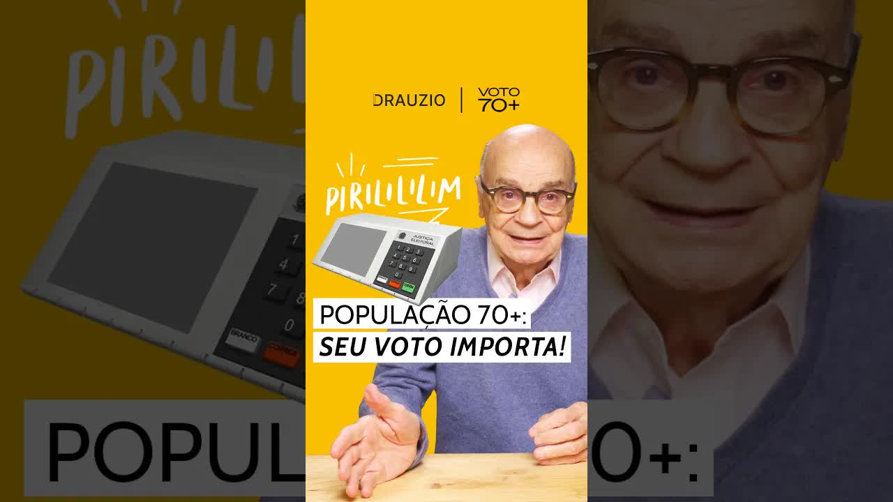 Seu voto importa: participe do movimento 70+