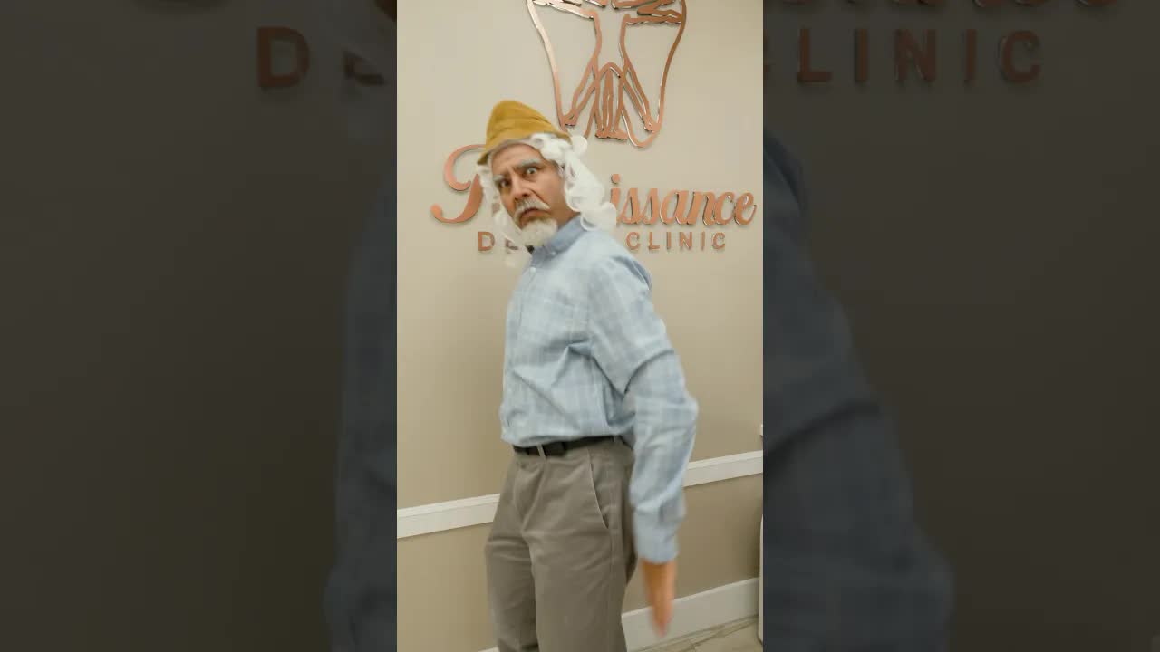 Panfilón en el consultorio del dentista