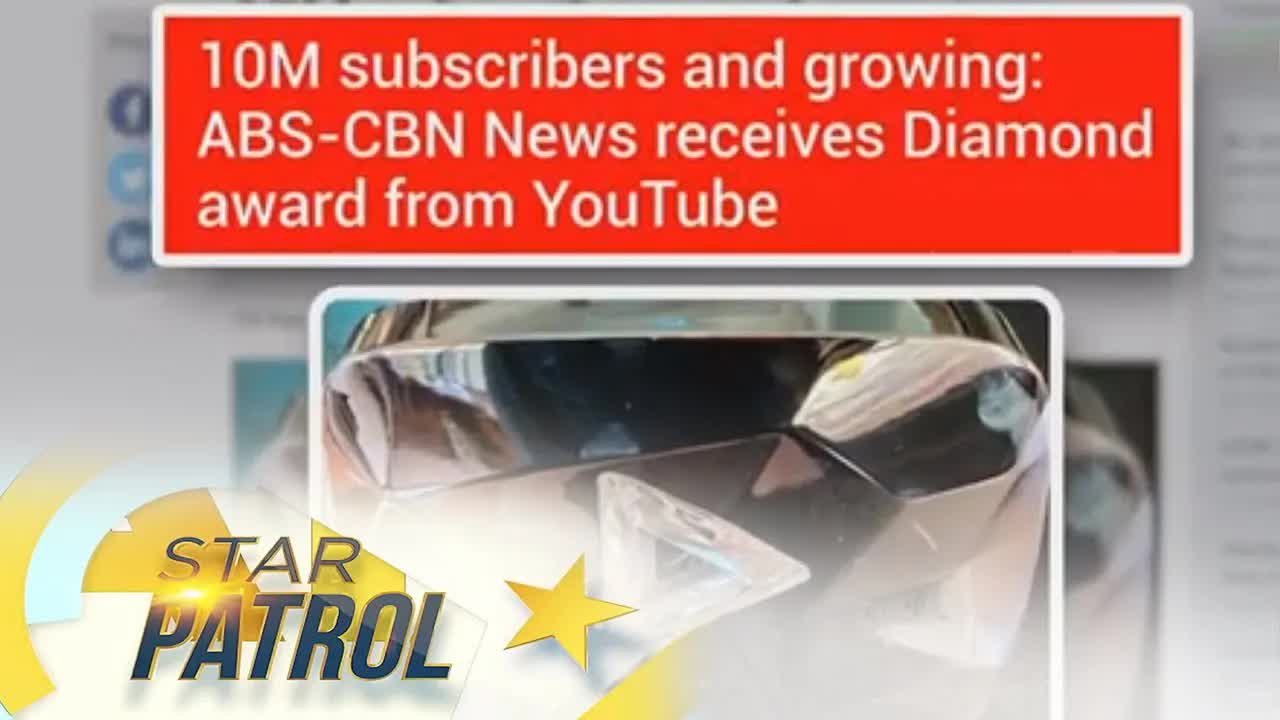 ABS-CBN News, tumanggap ng YouTube Diamond Creator Award
