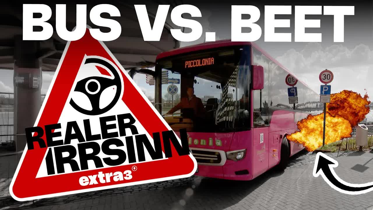 Warum ein Blumenbeet einen Bus stoppt