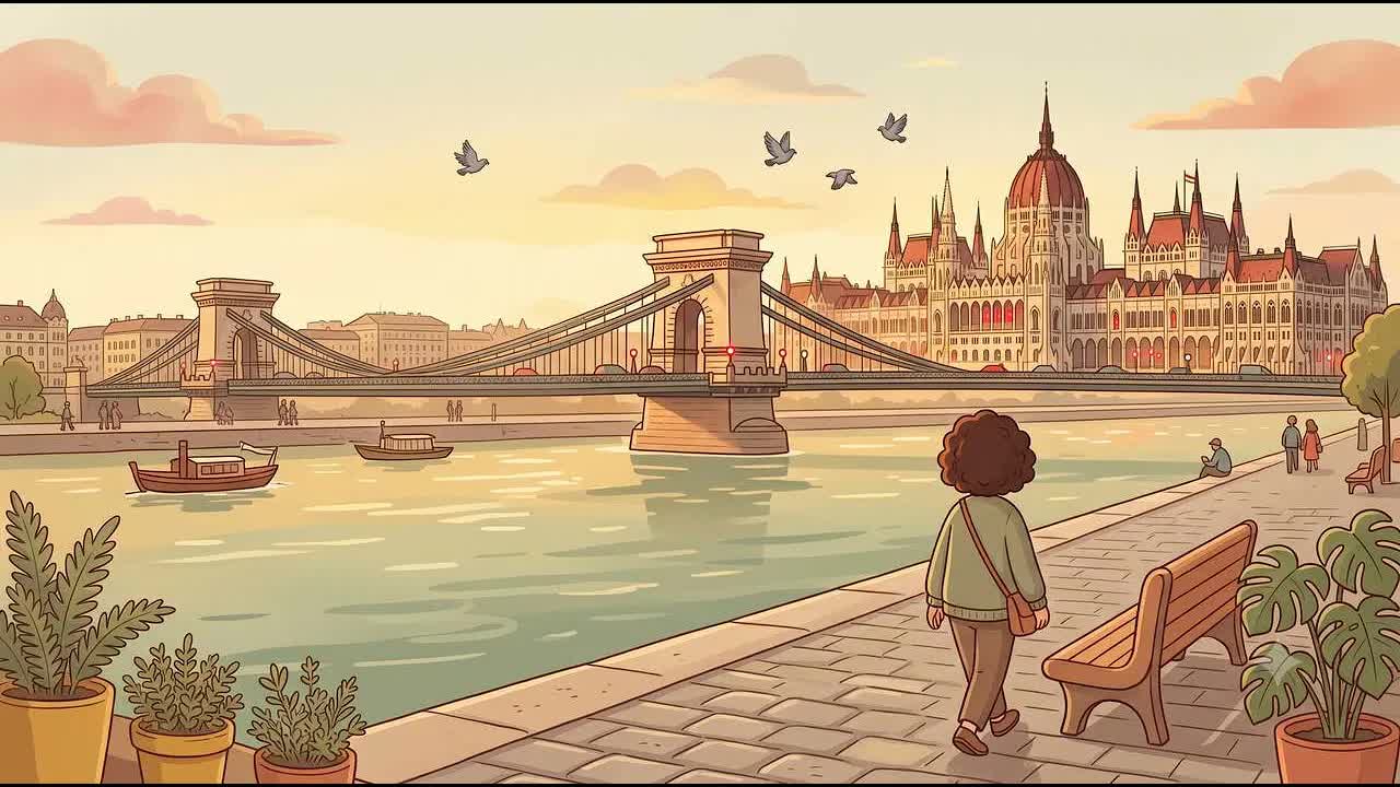 Séta Budapesten: A Duna, a lánchíd és a parlament