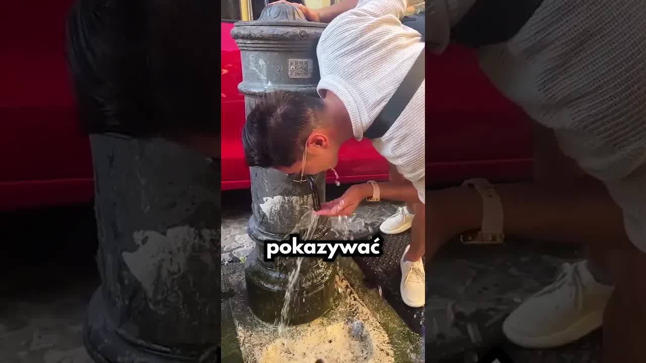 Jak pić wodę z fontanny we Włoszech