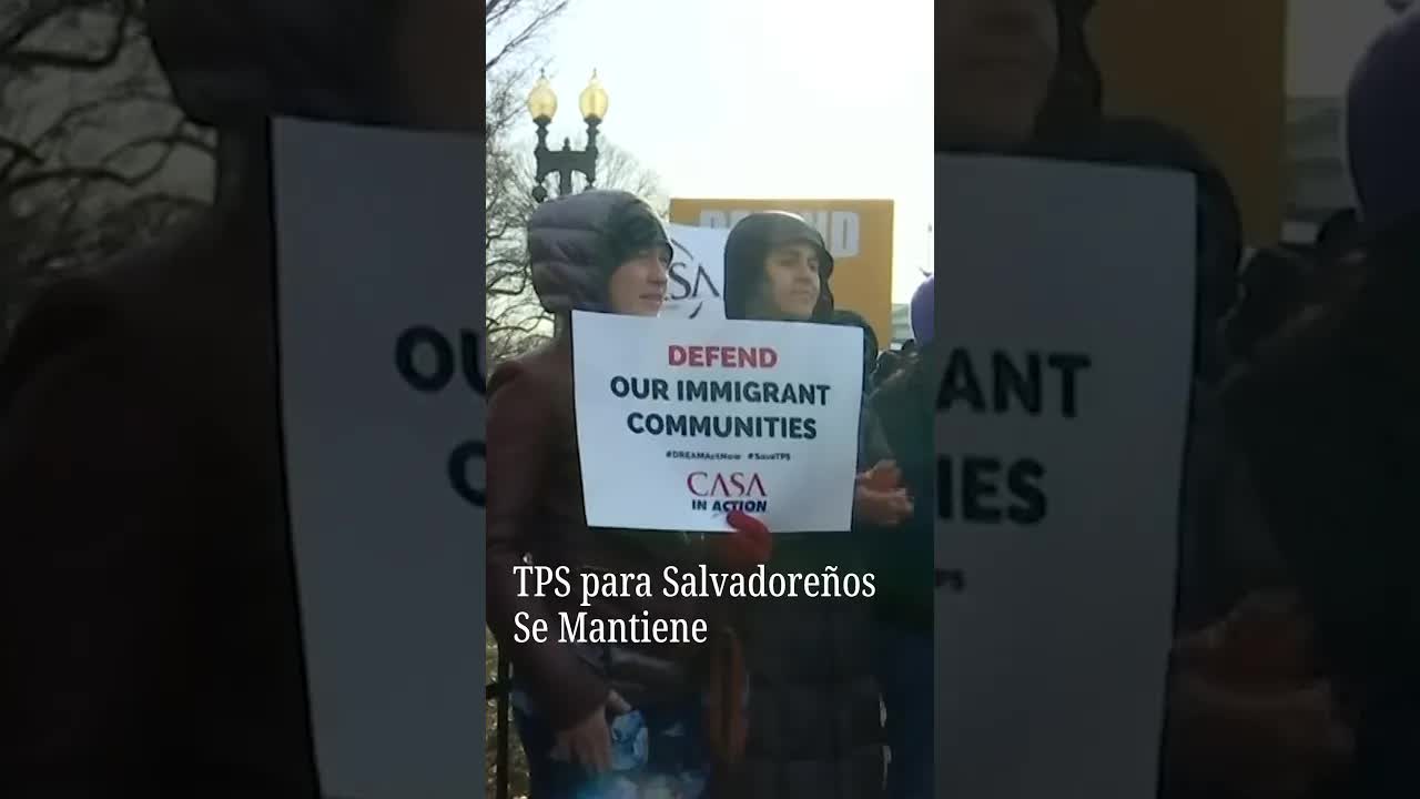TPS para salvadoreños se mantiene por ahora