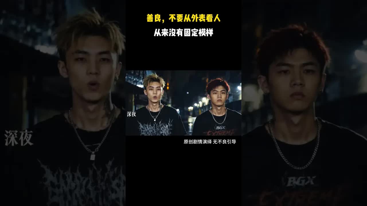 善良，不要从外表看人