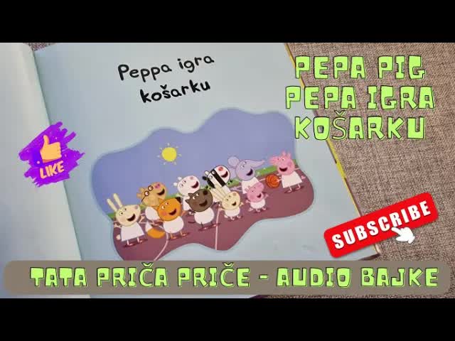 Peppa Pig uči košarku s tatom trenerom