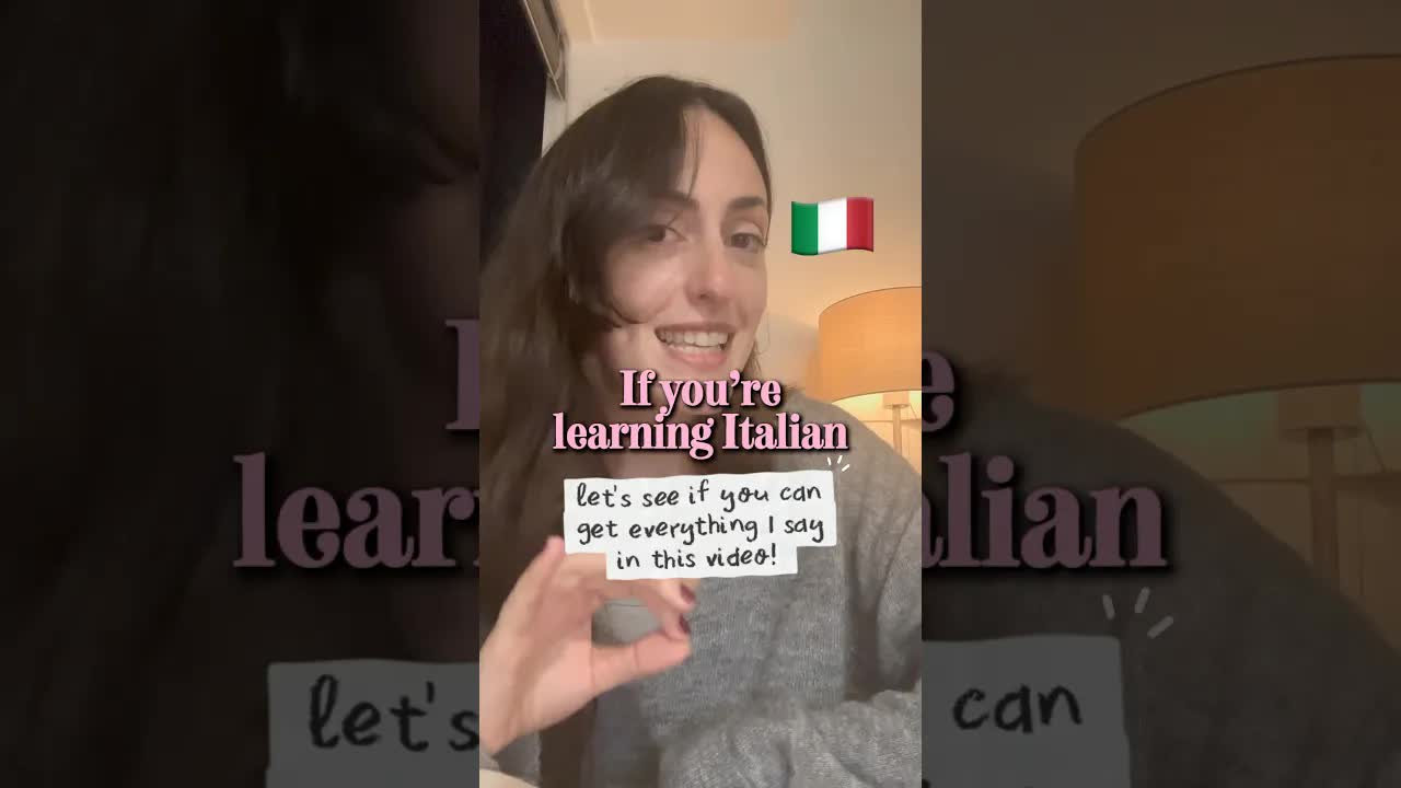 Test Your Italian Comprehension Skills