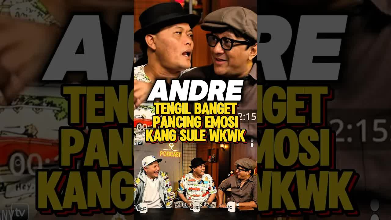 Andre Taulany Menggoda Sule di Podcast Viral