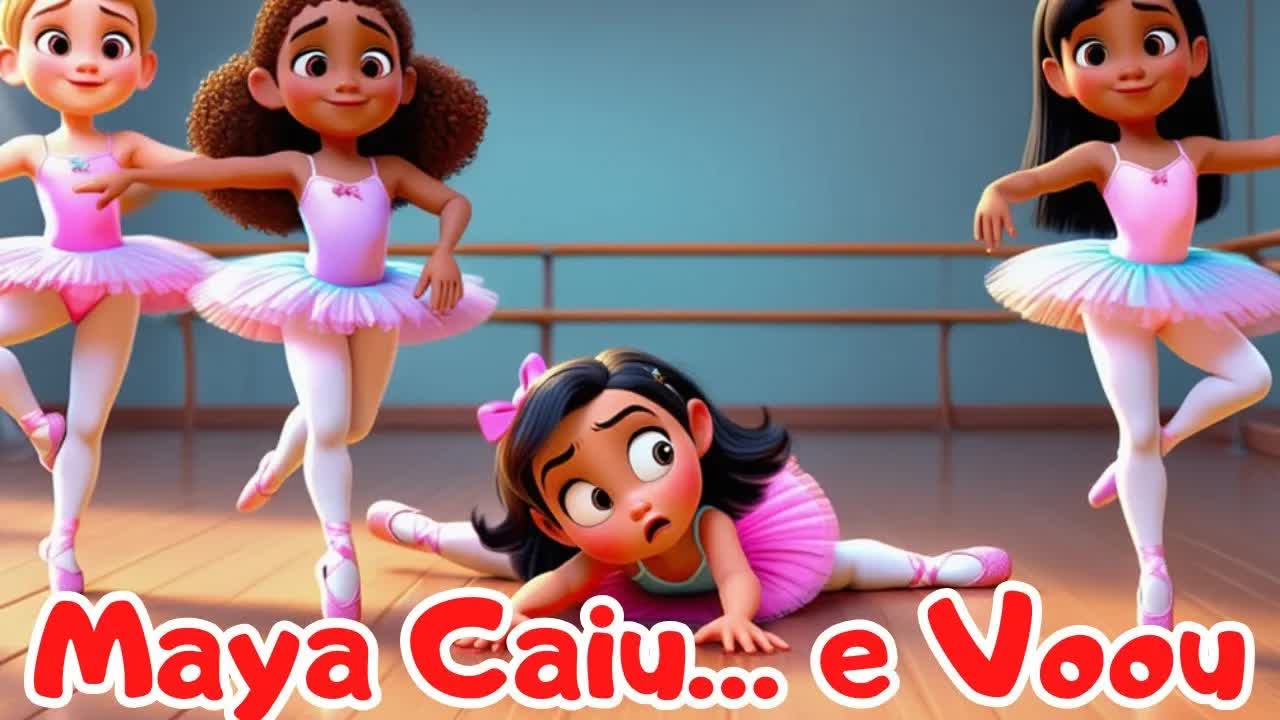 Maia caiu e aprendeu a dançar com coragem