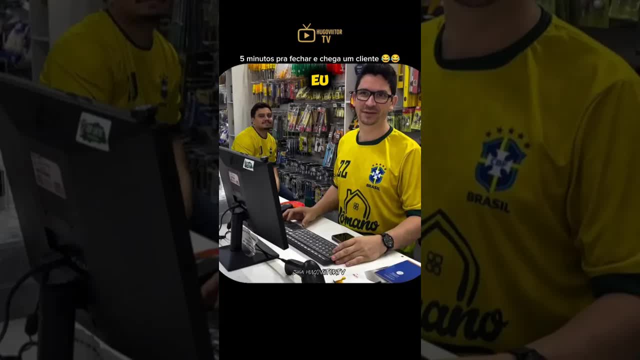 Cliente pedindo materiais no fim do expediente