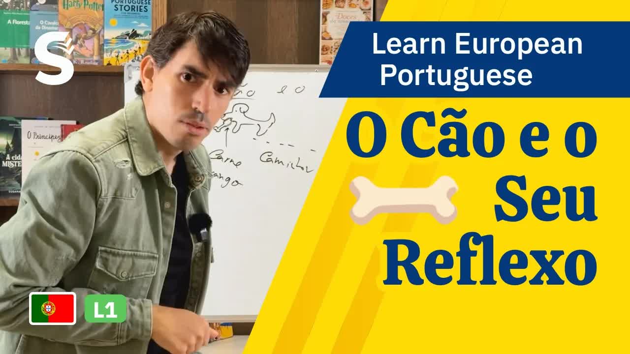 A história do cão e o seu reflexo no lago