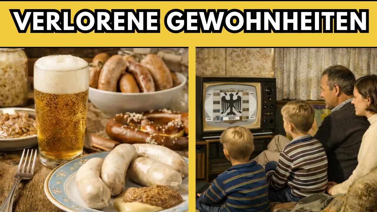 Verlorene Gewohnheiten, die Deutschland verbanden