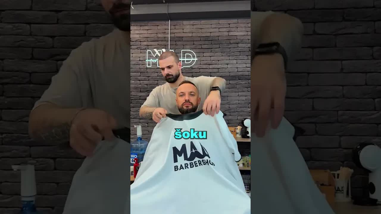 Holič táhl za nitku a všichni šokovali