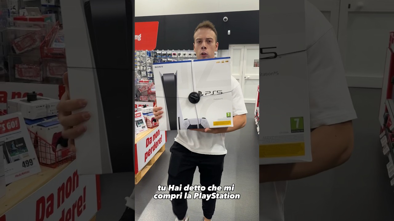Papà non vuole comprare la PlayStation