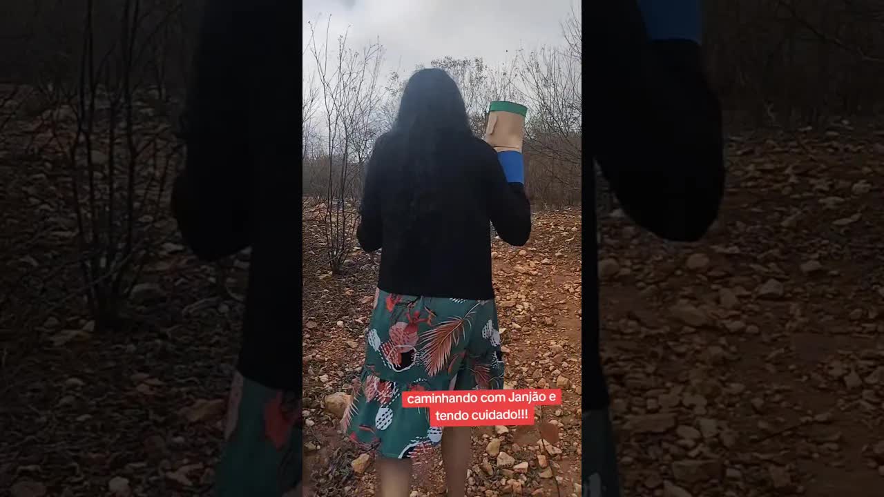Andréa e Janjão: Caminhada na seca